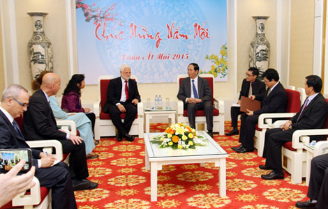 Министр общественной безопасности СРВ принял гендиректора минобороны Израиля